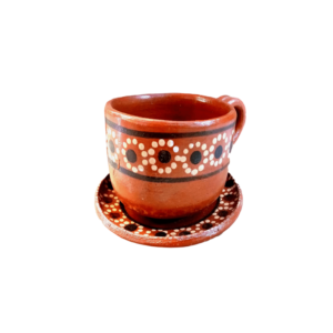 Taza Cono Mrs. Claus - Barro Alta Temperatura - Single Clay Mug
